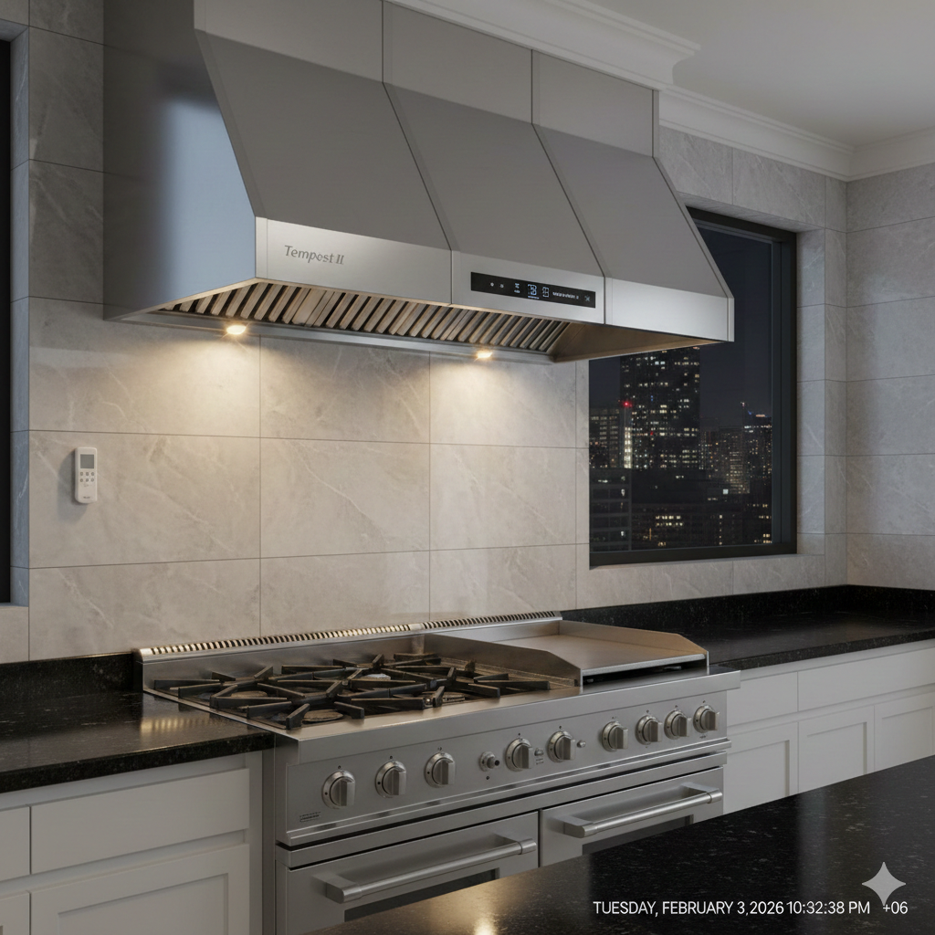 Zephyr Tempest II Wall Mount Range Hood